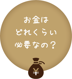 お金はどれくらい必要なの？