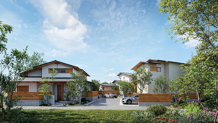 コアー建築工房の提案型住宅 街並みプロジェクト~澤田の杜~ 大阪府藤井寺市沢田